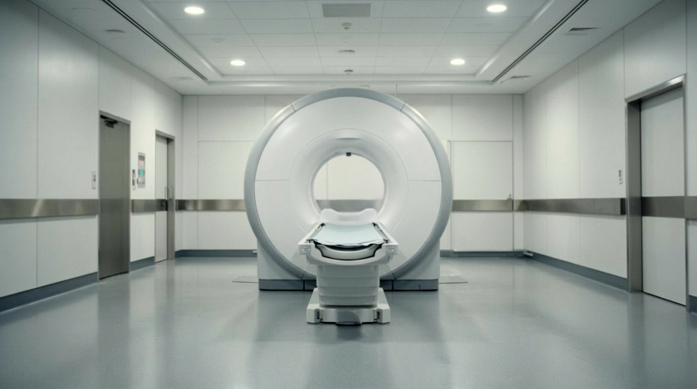 Refurbished CT imaging suite in European hospital